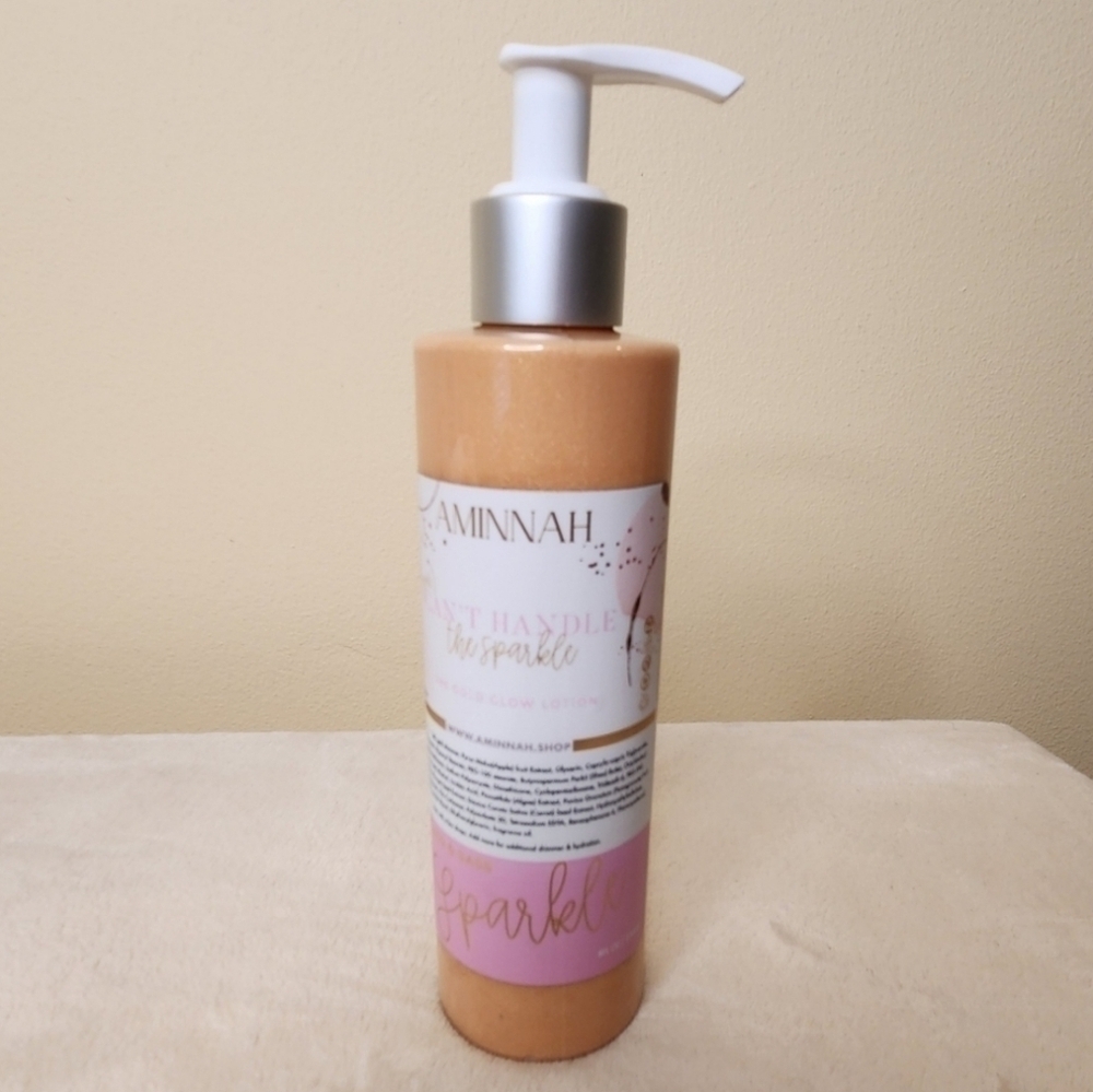 Aminnah AMNH 24K Gold Glow Body Lotion Smartass & Sass Sparkle